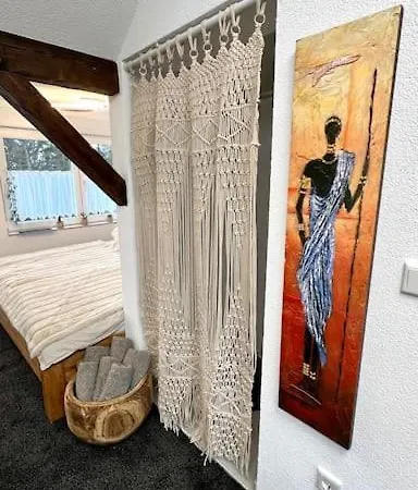 Boho Apartment Mit Aussicht Auf Gartenoase Naehe Duesseldorf Krefeld Exterior photo